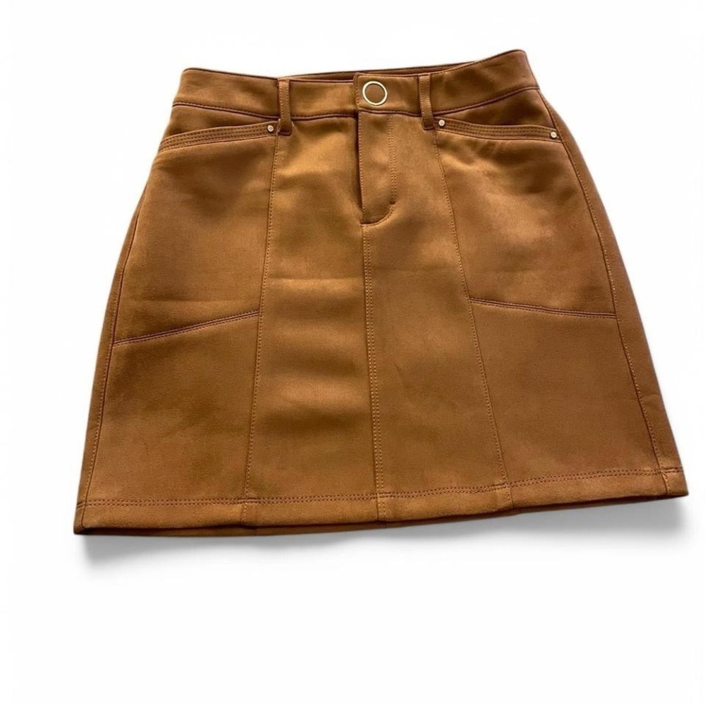 White House Black Market Brown Pencil Mini Skirt Casual